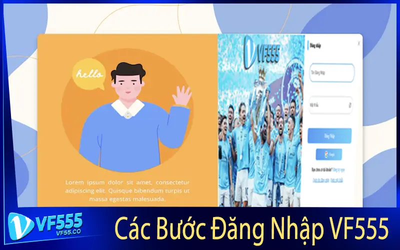 Các Bước Đăng Nhập VF555