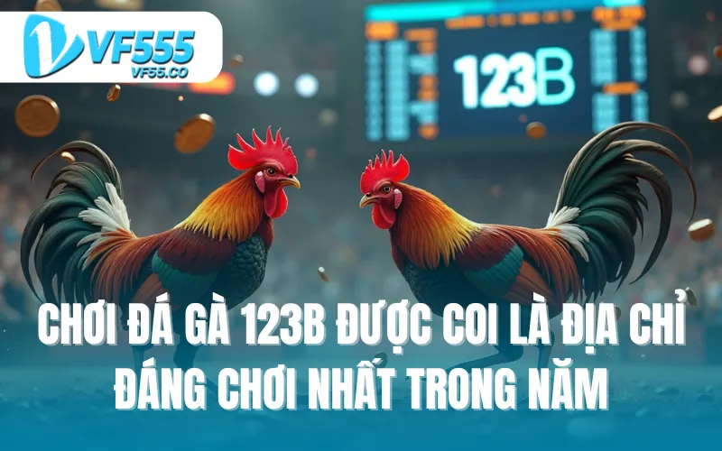 Chơi đá gà 123B được coi là địa chỉ đáng chơi nhất trong năm